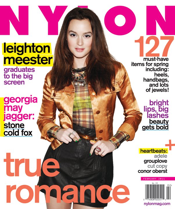 Leighton Meester On Kissing Dan, Trenches & Herbal Essences