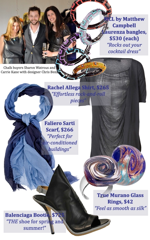 Sheer Shirts With No Bra at NYFW