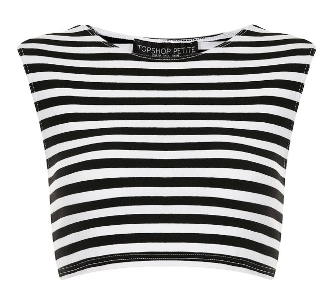 topshop stripe crop top 2