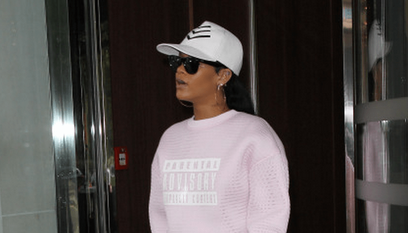 Rihanna is Already Wearing Alexander Wang's Spring 2014 Sweatshirt