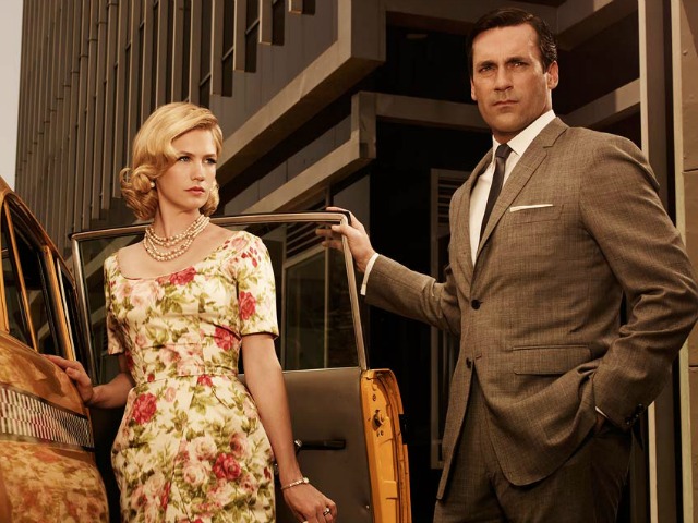 Style: "Mad Men" January Jones (Betty Draper) and Don Draper (Jon Hamm)