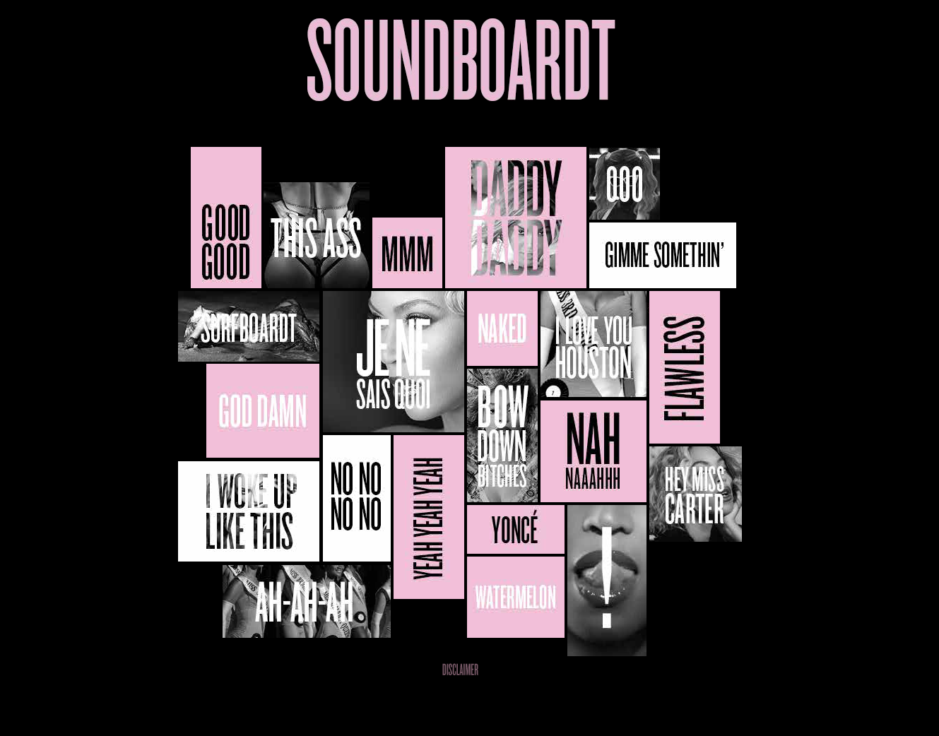 beyonce soundboard
