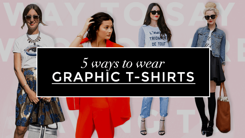 5 Ways To Wear a Graphic T-Shirt