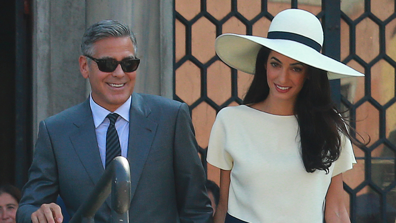George Clooney And Amal Alamuddin Civil Wedding