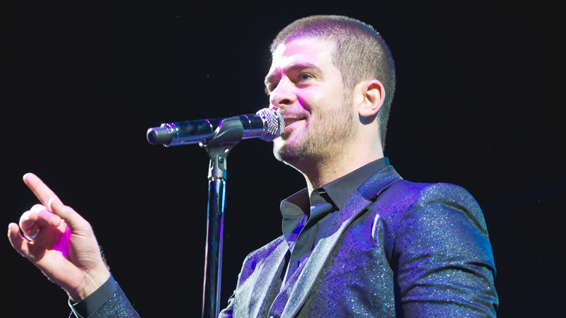 Robin Thicke Was High and Drunk While Writing 'Blurred Lines'