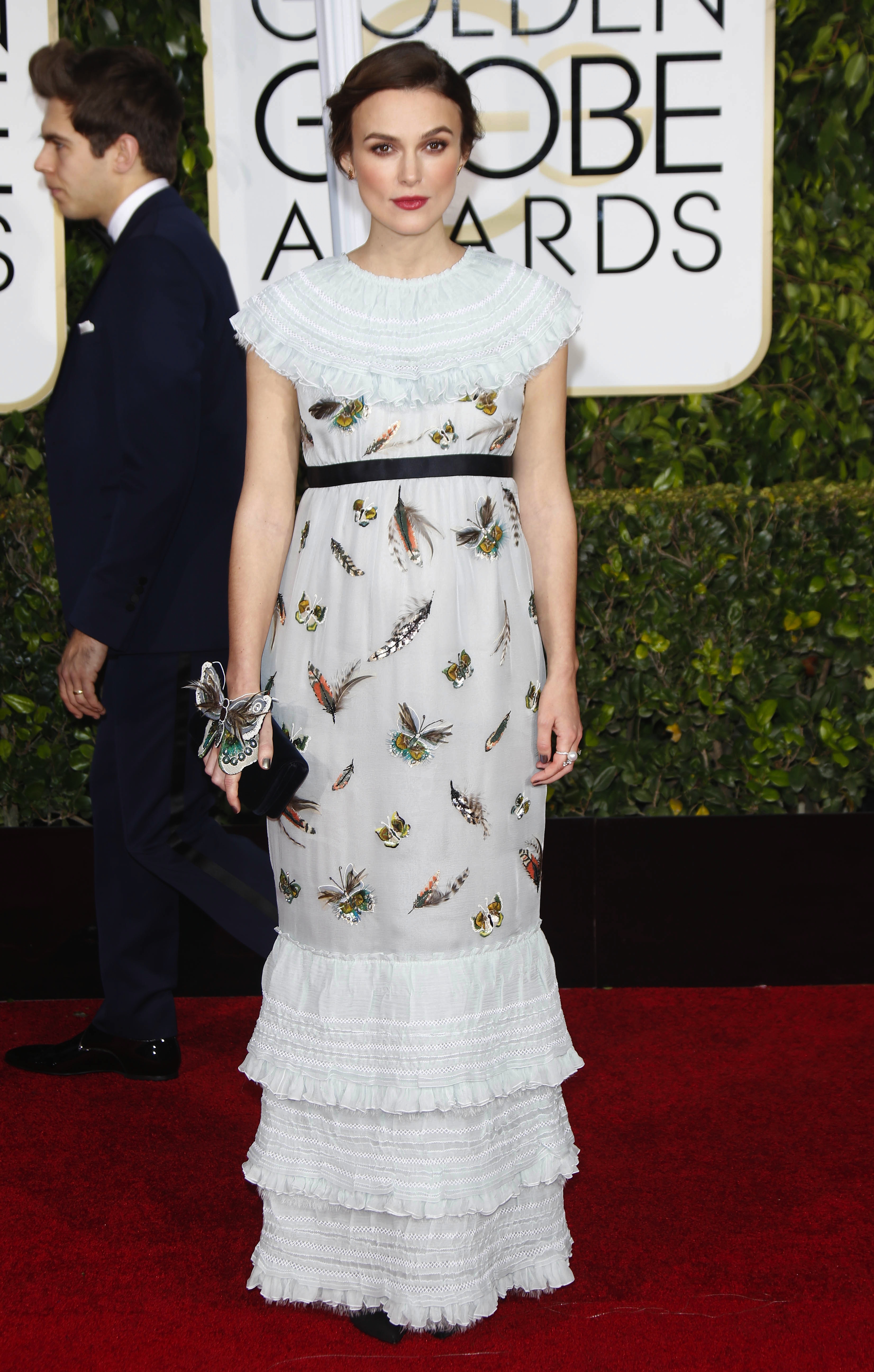 keira knightley golden globes 2015 chanel 