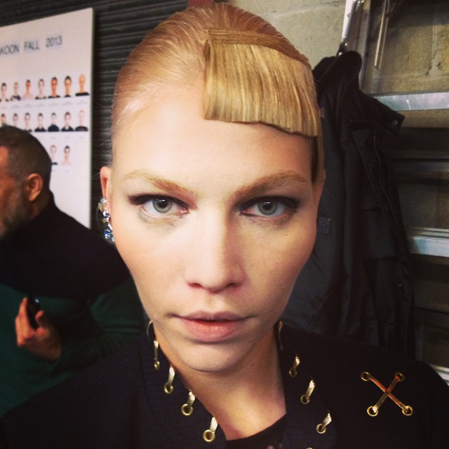 Blunt Bangs and "Summer Nights" Makeup at Thakoon Fall 2013
