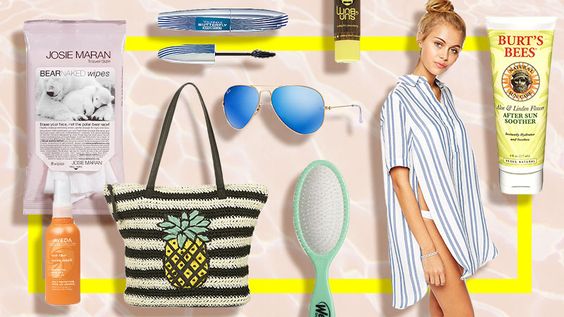 beach bag essentials beauty