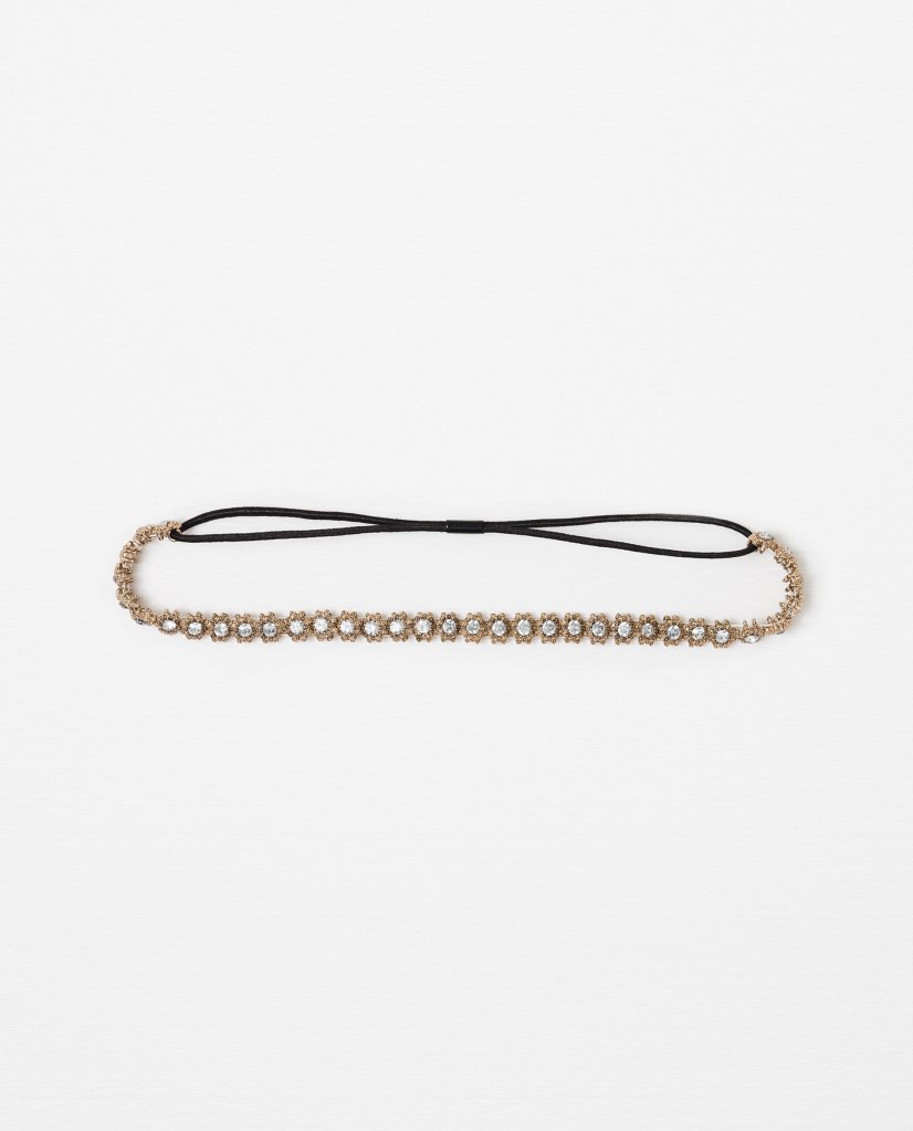gold headband zara