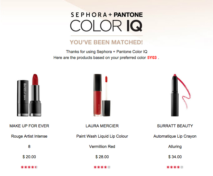 sephora color id lip match