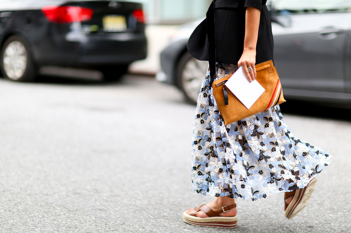 new york fashion week shoes and bags street style