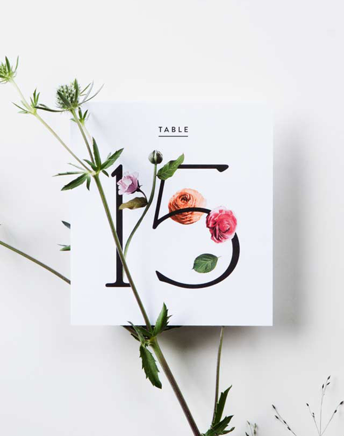 minimal wedding invitations