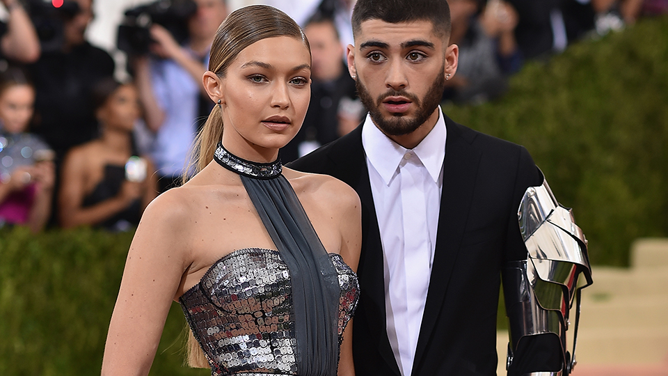 Gigi Hadid Goes Makeup-Free with Zayn Malik