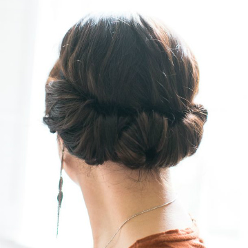 How to Style A Twisted Updo (With A Headband)