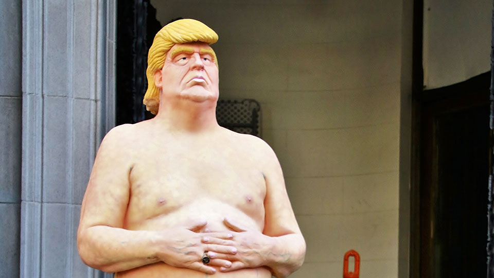 Naked Trump Statue Auction, and 4 More of the Week's Election Talking Points