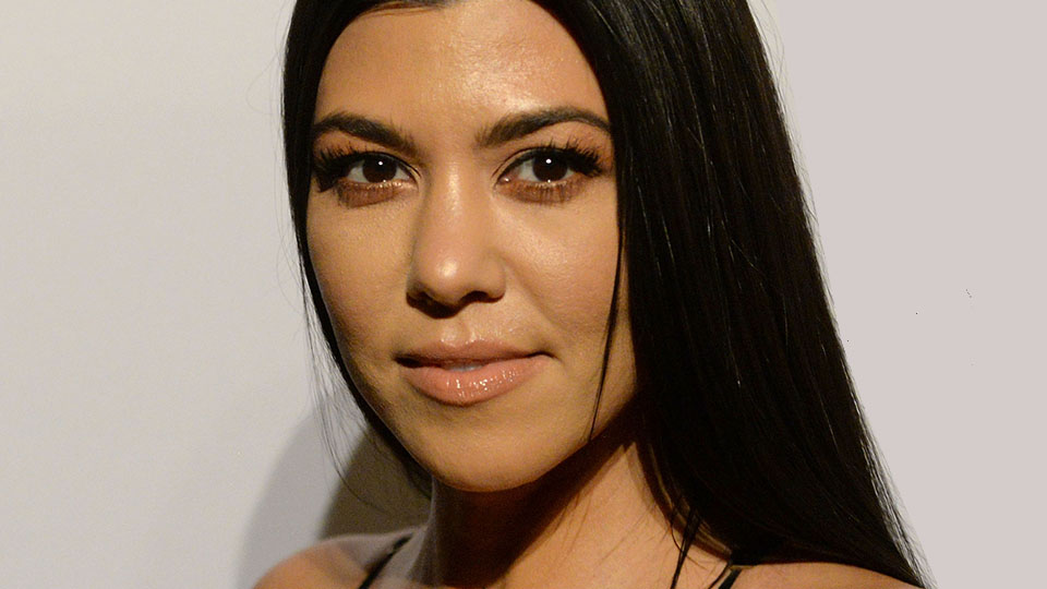 Kourtney Kardashian Goes Blonde For Jimmy Kimmel