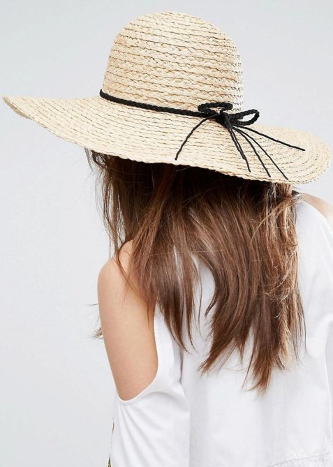 ASOS Natural Floppy Hat Braid Band