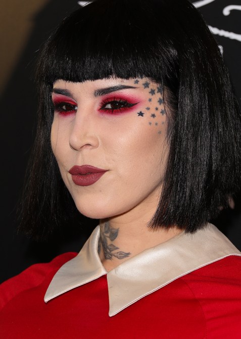 kat von d red smokey eye