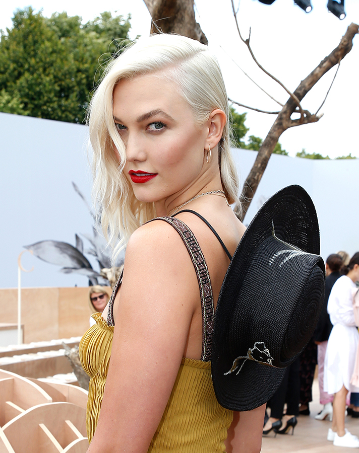 karlie kloss blonde hair 2017