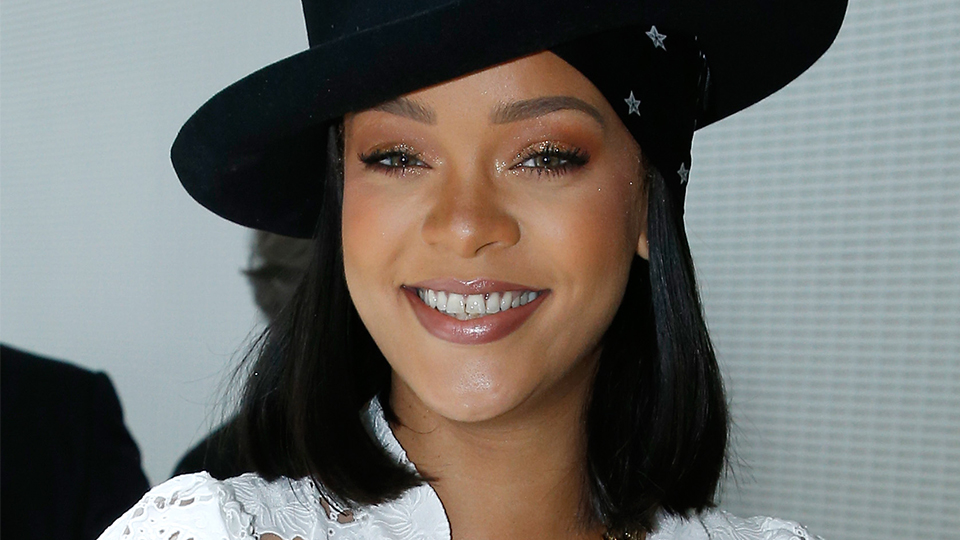 Rihanna Wears Stunning Pink Dress To 'Valerian Premiere'