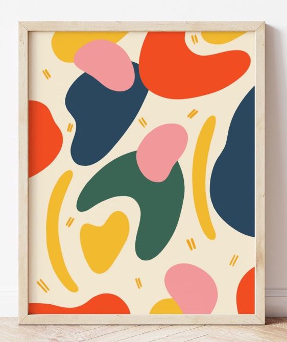 STYLECASTER | Bright Wall Art Pieces