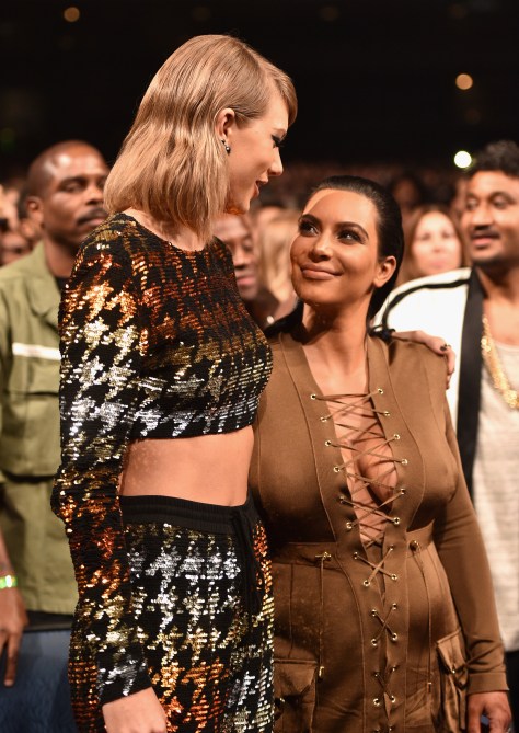 Kim Kardashian and Taylor Swift