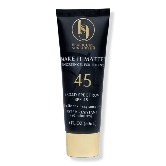 black girl sunscreen
