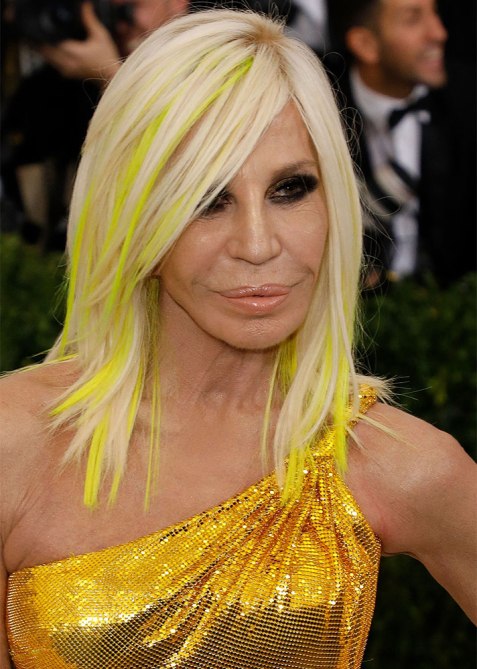 STYLECASTER | Celebrity Hair Highlights | Donatella Versace