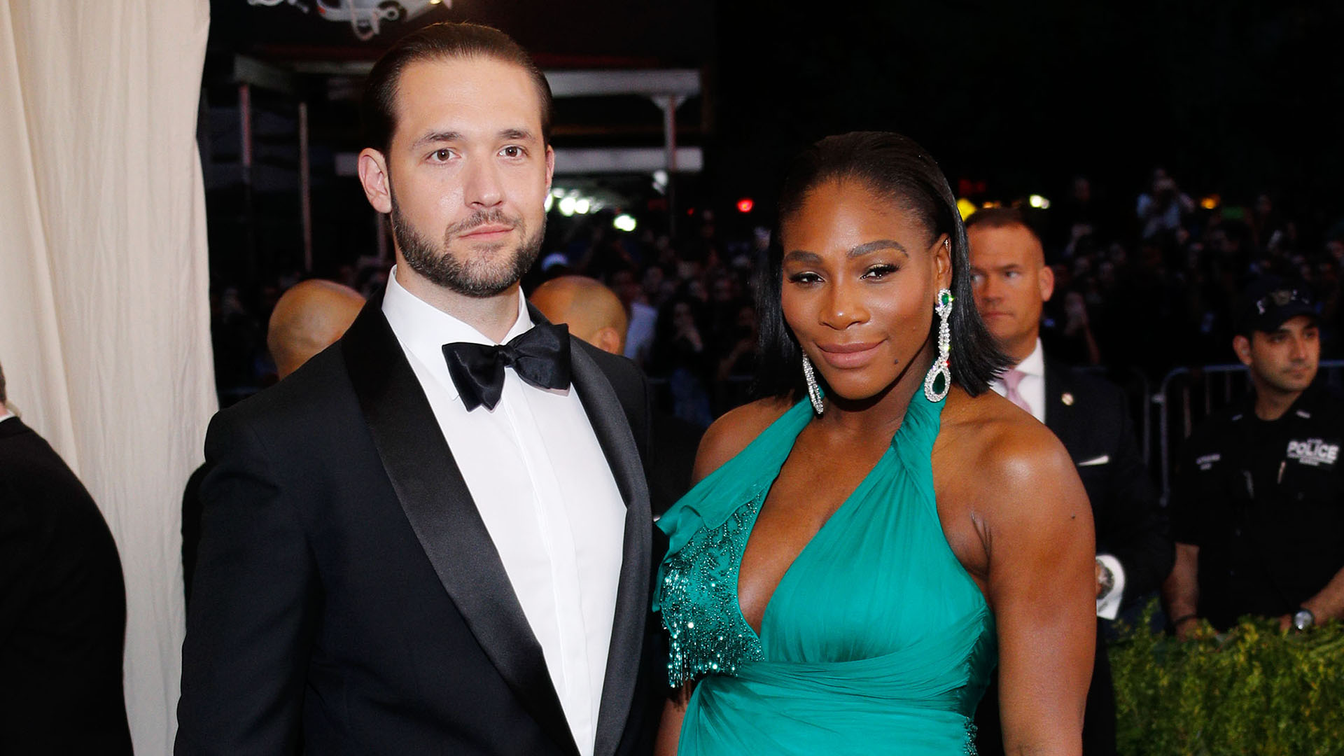 Serena Williams and Alexis Ohanian