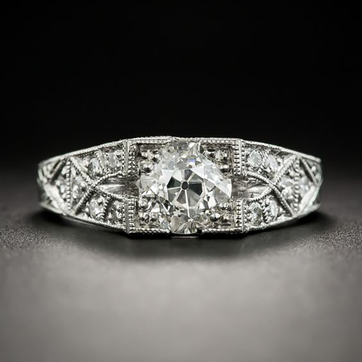 STYLECASTER | 57 Art Deco Engagement Rings So Stunning They Belong in Museums