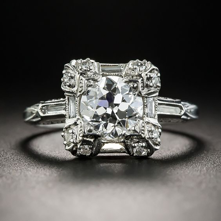 STYLECASTER | 57 Art Deco Engagement Rings So Stunning They Belong in Museums