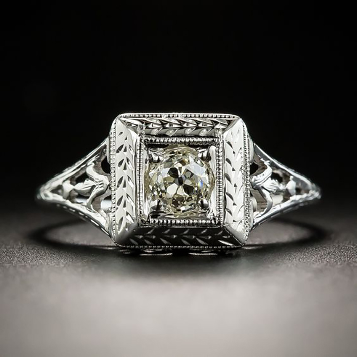 STYLECASTER | 57 Art Deco Engagement Rings So Stunning They Belong in Museums