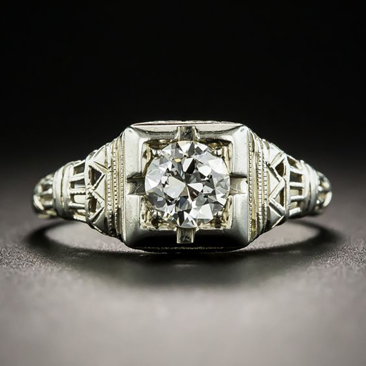 STYLECASTER | 57 Art Deco Engagement Rings So Stunning They Belong in Museums