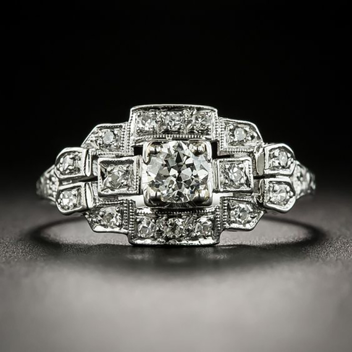 STYLECASTER | 57 Art Deco Engagement Rings So Stunning They Belong in Museums