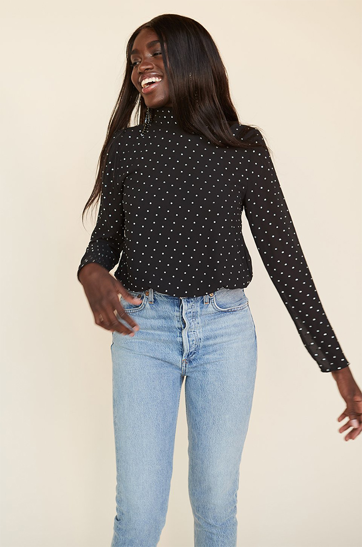 STYLECASTER | Embellished Pieces | Luciana Bodysuit