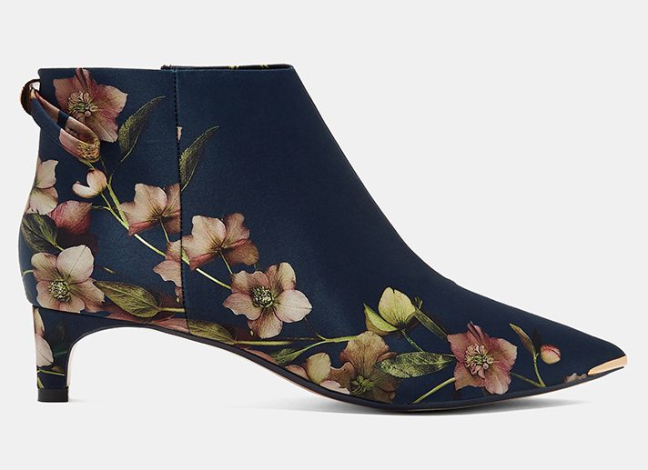 STYLECASTER | Kitten Heel Boots | AMAEDIP Printed Kitten Heel Ankle Boots