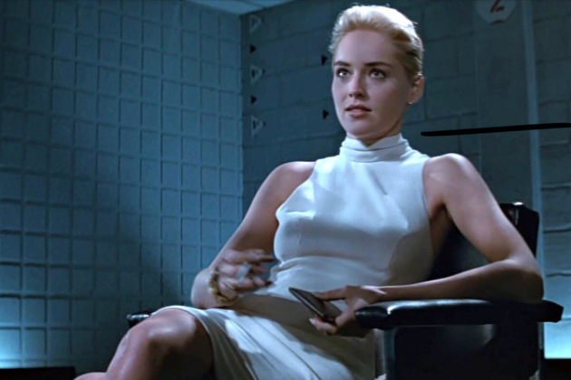 Catherine Tramell’s Revealing Sheath Dress in ‘Basic Instinct’