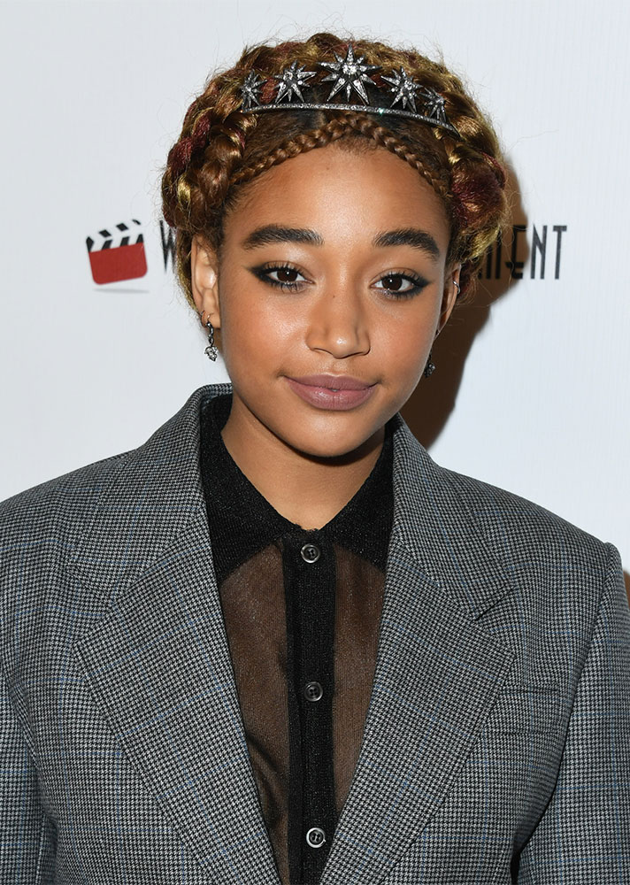 Amandla Stenberg Braids.