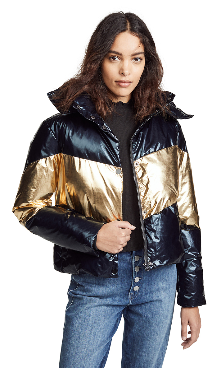 STYLECASTER | Your Everything Guide to Metallic Outerwear