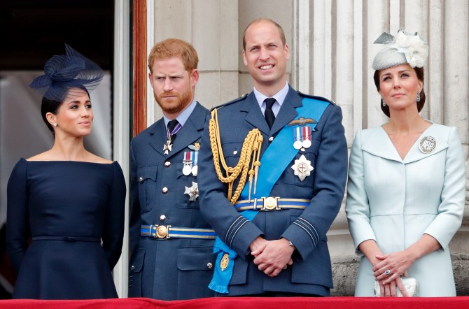 Prince William, Prince Harry, Meghan Markle, Kate Middleton