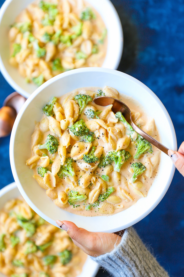 STYLECASTER | 17 Slow-Cooker Mac and Cheese Recipes That Are Total Game-Changers | Creamy Broccoli Mac and Cheese