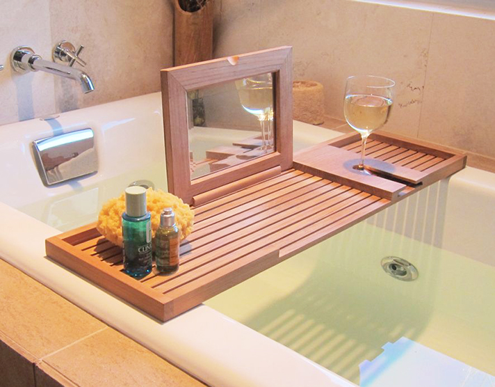 STYLECASTER | Do Yourself a Favor and Buy a Bath Tray This Year