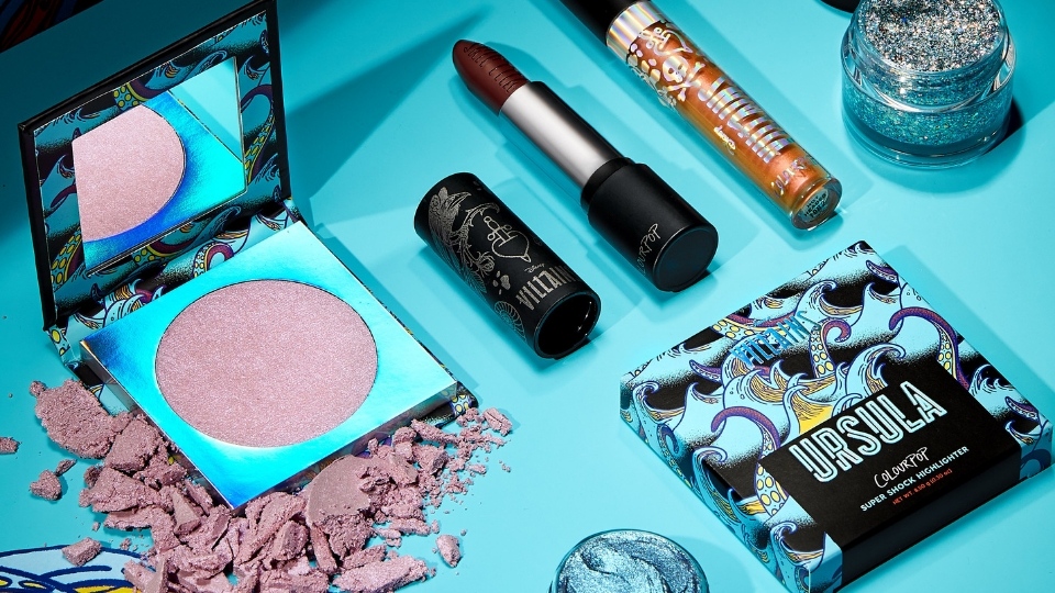 colourpop disney ursala collection