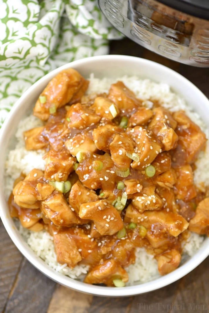 STYLECASTER | 17 Easy Instant Pot Chicken Recipes That'll Save You So Much Time | Spicy Honey Chicken