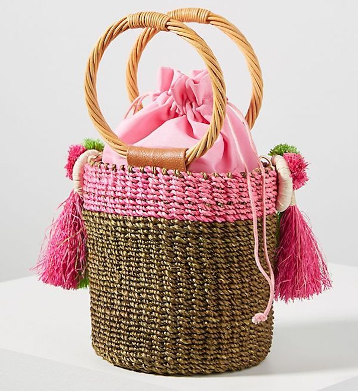 STYLECASTER | Maximalist Straw Bags