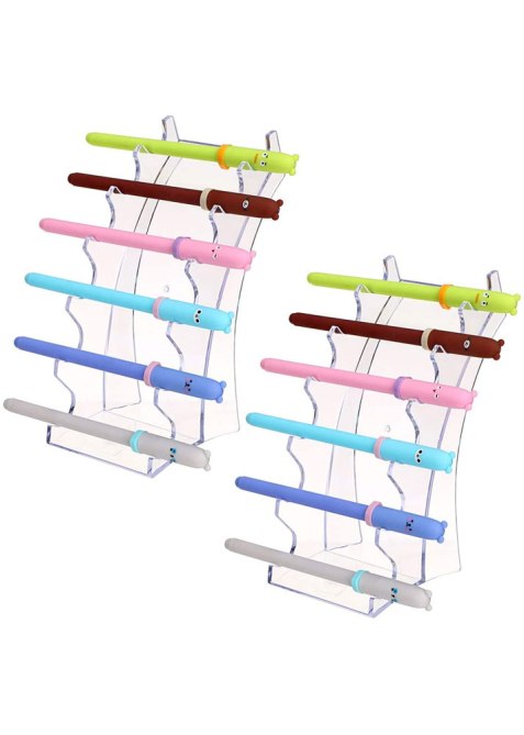 Hipiwe Acrylic Pen Holder Display Stand