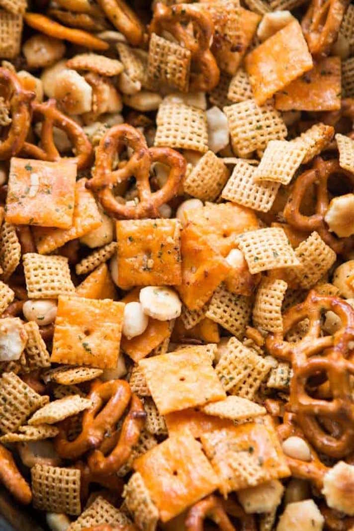 STYLECASTER | 17 Stoner Snacks You Can Actually Whip Up in the Slow-Cooker | Ranch Chex Mix