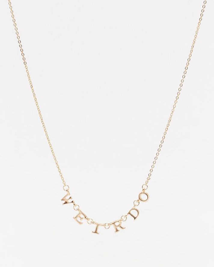 STYLECASTER | Word and Name Jewelry Is Having a Moment, Because Carrie Bradshaw Is a Forever Fashion Icon
