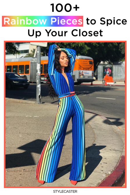 STYLECASTER | rainbow outfit | pride | rainbow aesthetic | shopping | fashion | style | outfit ideas