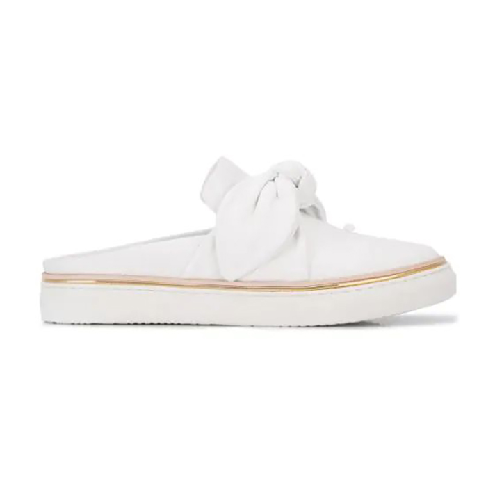 STYLECASTER | Dainty White Sneakers You Could Definitely Wear Under Your Bridal Gown